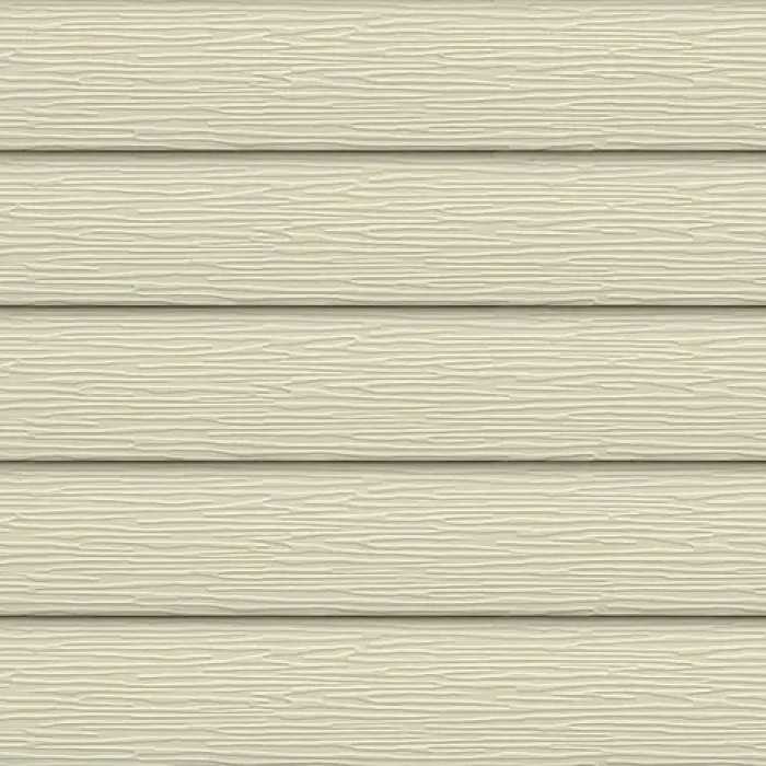 Сайдинг металлический AquAsystem Скандинавская доска широкая фактурная Polyester 0,45mm (0,48mm с покрытием) Zn100 Слоновая кость (RAL 1015)